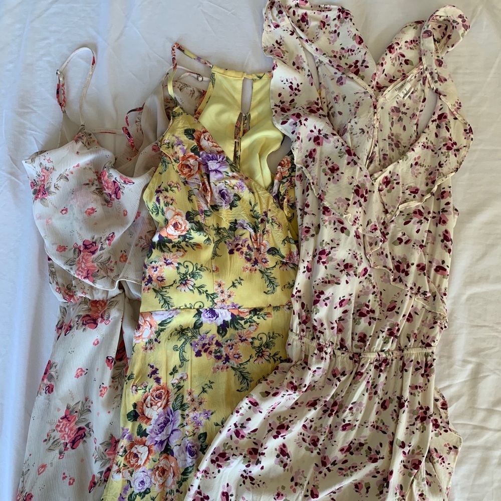 Three Medium Forever 21 Summer dresses
